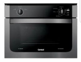 Forno de embutir elétrico Consul 47 litros prata com dourador e timer autodesligamento - COB47AR