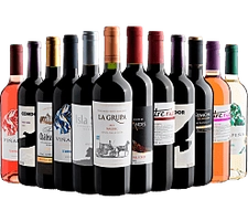 Kit com 12 garrafas de Vinho