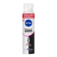 [10uni. | +por - R$6,90 cada]  Desodorante NIVEA Black & White Invisible 200ml
