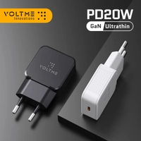 [R$15 Moedas/APP] Carregador Voltme 20w GaN + Cabo USB Tipo C 1.2m