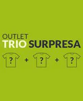 3 camisetas surpresa do outlet Camiseteria - R$56,18