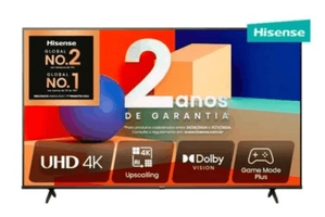 Hisense Smart TV UHD 4K 58 HDR10+ Dolby Vision Controle por Voz Compatível com Alexa