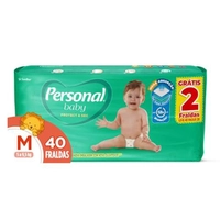 Fralda Personal Baby Protect Sec M 40un Pague 38