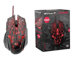 Mouse Gamer Fortrek Spider 3200 dpi | R$32