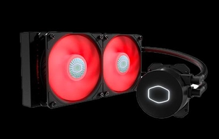 Water Cooler Cooler Master Masterliquid ML240L V2 Red, 240mm, Intel-AMD | R$448