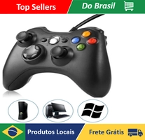 (MOEDAS R$21,37) Controle Gamepad para Xbox 360, PC, Fat