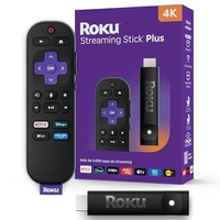 4K Roku Streaming Stick Plus 4K com controle de voz * Com compra qualificada