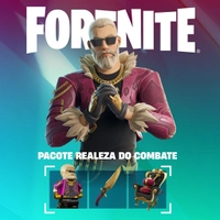 (PS PLUS / DLC) Fortnite — Pacote Combatente Com Coroa - PS4 & PS5