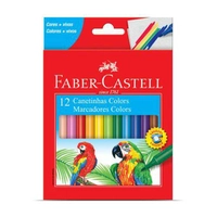 Caneta Hidrográfica Colors Faber Castell 12 Cores- Frete gratis
