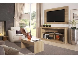 Rack pra TV até 47" + com Mesa de Centro + Painel - R$162