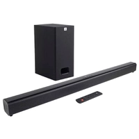 Soundbar JBL Cinema SB130, Bluetooth, 55W RMS, Subwoofer com Fio, 2.0 Canais  - JBLSB130BLKBR