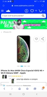 iPhone Xs Max 64GB Cinza Espacial IOS12 4G + Wi-fi Câmera 12MP - Apple - R$4883