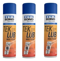 Kit 3 Óleo Desengripante Teklub Spray 300ml
