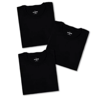 Kit 3 Camisetas Básicas Masculinas Algodão