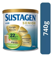 Complemento Alimentar Senior Sem Sabor Lata De 740g Sustagen