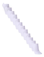 Kit 12 Pares Meias Esportivas Invisíveis Sem Felpa Mash