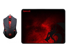 Combo Gamer Redragon Mouse Centrophorus M601 + Mouse Pad Gamer