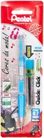 Lapiseira Pentel Quick Click 0,7Mm Azul Claro Com Tubo De Grafites, Pentel