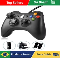 [ APP | Do Brasil | MOEDAS R$ 12 ] Controle De Xbox 360 Com Fio Para Videogame e PC