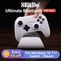 Gamepad Bluetooth Sem Fio Com Doca De Carregamento, 8BitDo Ultimate Bluetooth 