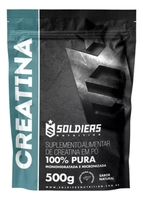 Creatina Monohidratada 500g Soldiers Nutrition Sabor Natural