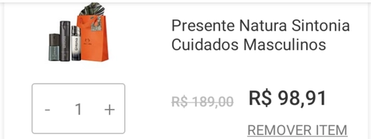 Kit Natura Sintonia Cuidados Masculinos | R$ 99