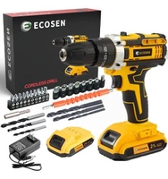 Parafusadeira Furadeira 21V com 2 Baterias