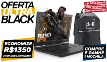 Dell G7 15 + CoD BLACK OPS 4 + Mochila por R$ 4820