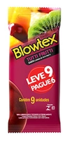 Blowtex Preservativo Tutti Frutti Leve 9 Pague 6 Unidades