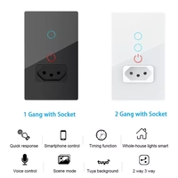  Interruptor De Luz com tomada inteligente Tuya