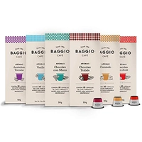 (rec) Kit de Cápsulas de Café Experience Baggio Café, compatível com Nespresso, contém 60 cápsulas