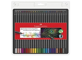 [Prime] Lápis de Cor, Faber-Castell, EcoLápis Supersoft, 120724SOFT, 24 Cores