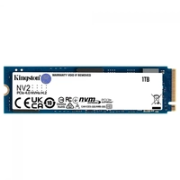 SSD Kingston NV2, 1TB, M.2 NVMe, 2280, Leitura 3500MBs e Gravação 2100MBs, SNV2S/1000G