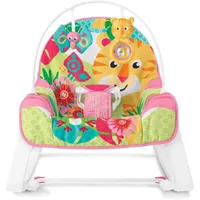 Cadeirinha Tigre Rosa, Fisher Price, Mattel | R$239