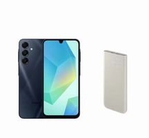 Celular Samsung A16 5G 256GB - Azul Escuro + Bateria Carregador Portátil 2x USB-C, 10000mAh