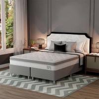 [Com Cashback do Pelando R$ 871] Cama Box Queen com Colchão de Molas Ensacadas
