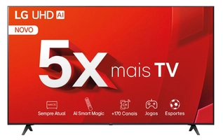 Smart TV 4k LG UHD UT80 86 polegadas 86UT8050