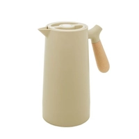 [CC AME] Garrafa Térmica Plástica Com Cabo De Madeira Nórdica Menta 1l Bon Gourmet