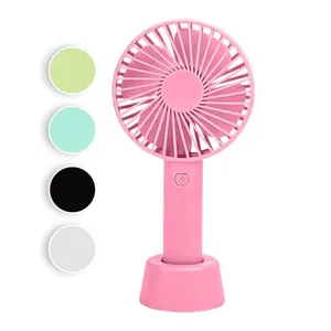 Ventilador Portatil Ventilador Mao Portatil Usb Bateria Mini Ventilador Portatil 3 Velocidades Silencioso e Potente - Recarregável via USB 