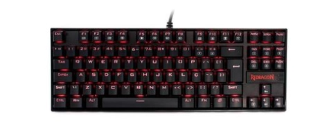 Teclado Mecânico Gamer Redragon Kumara, LED Vermelho, Switch Outemu Brown, PT - K552-2 (PT-BROWN)