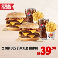 2 combos STACKER TRIPLO