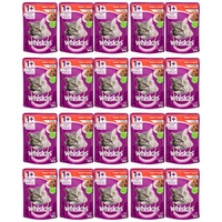 Kit Ração Úmida para Gatos Adultos Whiskas Carne ao Molho 85g - 20 sachês