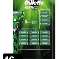Carga para aparelho de barbear Mach3 Sensitive 16un Gillette