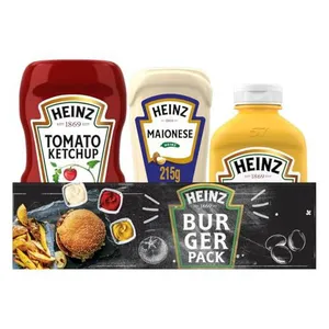 Heinz Pack Hamburguer Ketchup Maionese Mostarda