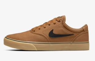 Tênis Nike SB Chron 2 Canvas Unissex - Marrom+Preto