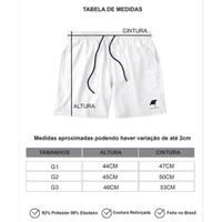 KIT 4 Shorts Plus Size Arraia Maori Bermuda Praia Masculino Básico Mauricinho Tactel com Elastano