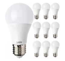 Kit 10 Lâmpadas LED Bulbo 15W E27 Branco Frio