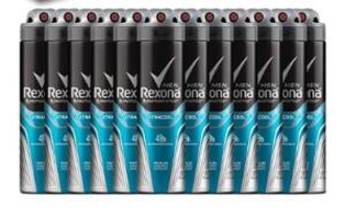 [12 Unidades] Desodorante Antitranspirante Aerosol Rexona - 150ml | R$ 90