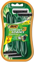 (REGIONAL) Aparelho de Barbear Descartável Bic Comfort 3 para Peles Sensíveis Leve 4 Pague 3