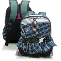 ( CUPOM 1ª COMPRA)Mochila Escolar Monster High Frankie